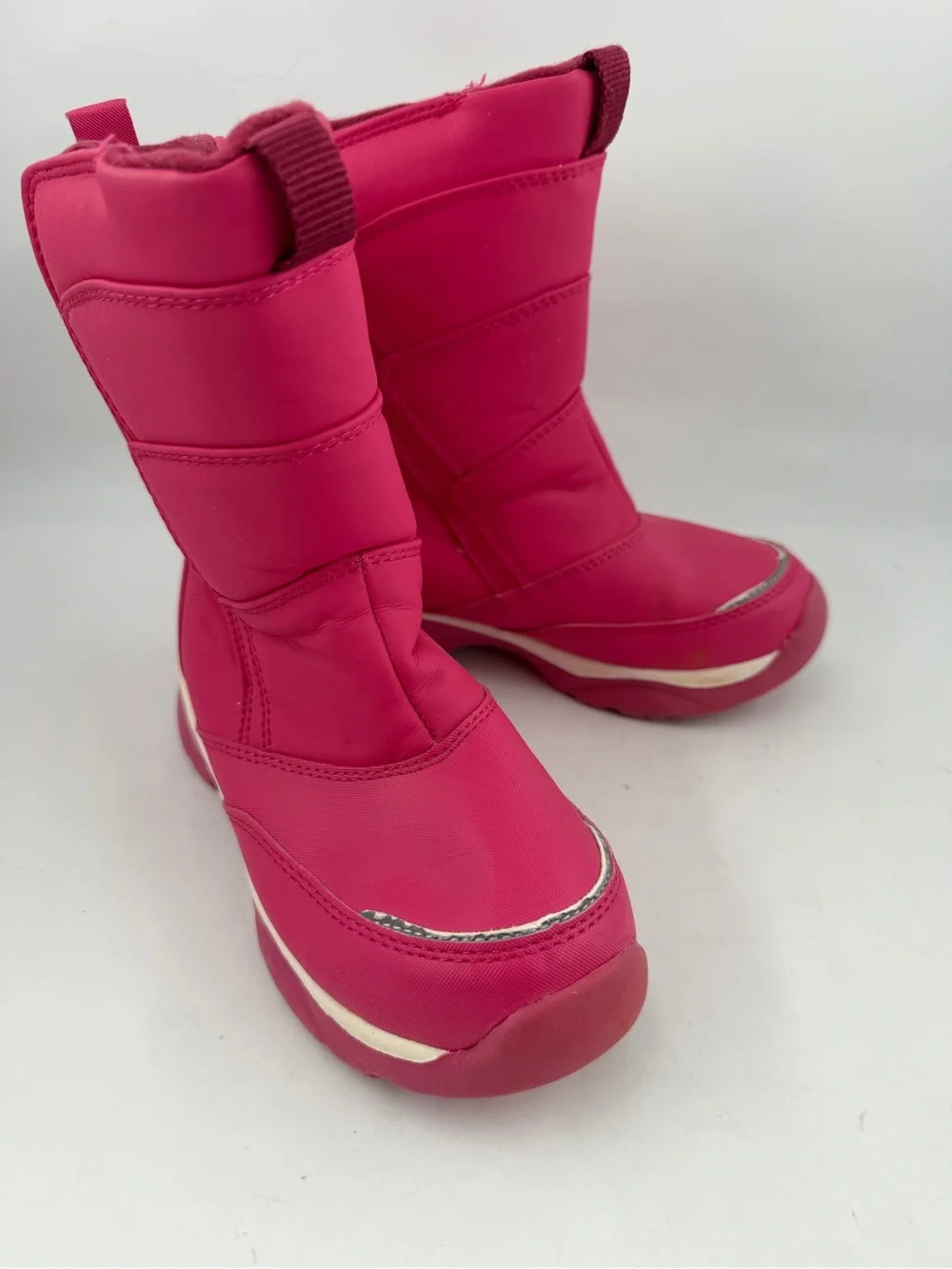 Lands End Girl’s Pink Insulated-SZ 13C M- Winter Snow Boots
